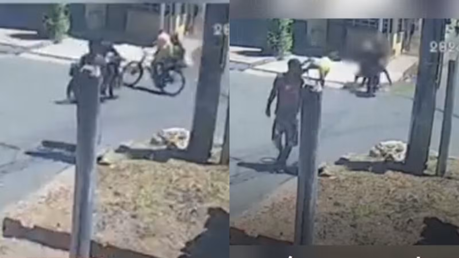 VÍDEO: Criança é arremessada de bicicleta após colisão com moto no PI; suspeito quase foi linchado, diz PM