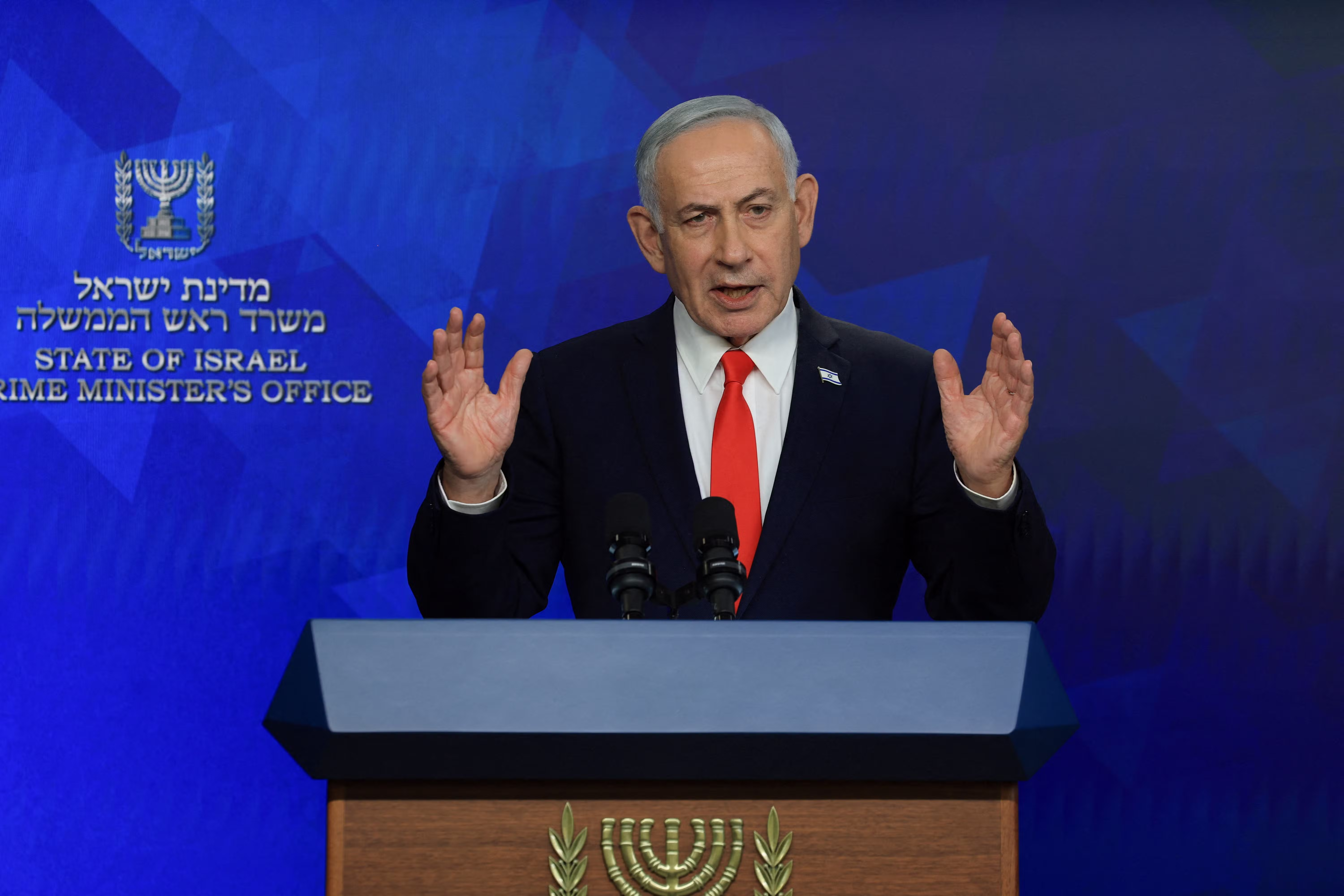 Netanyahu diz que Israel deteve chefe de segurança do Hamas em Gaza