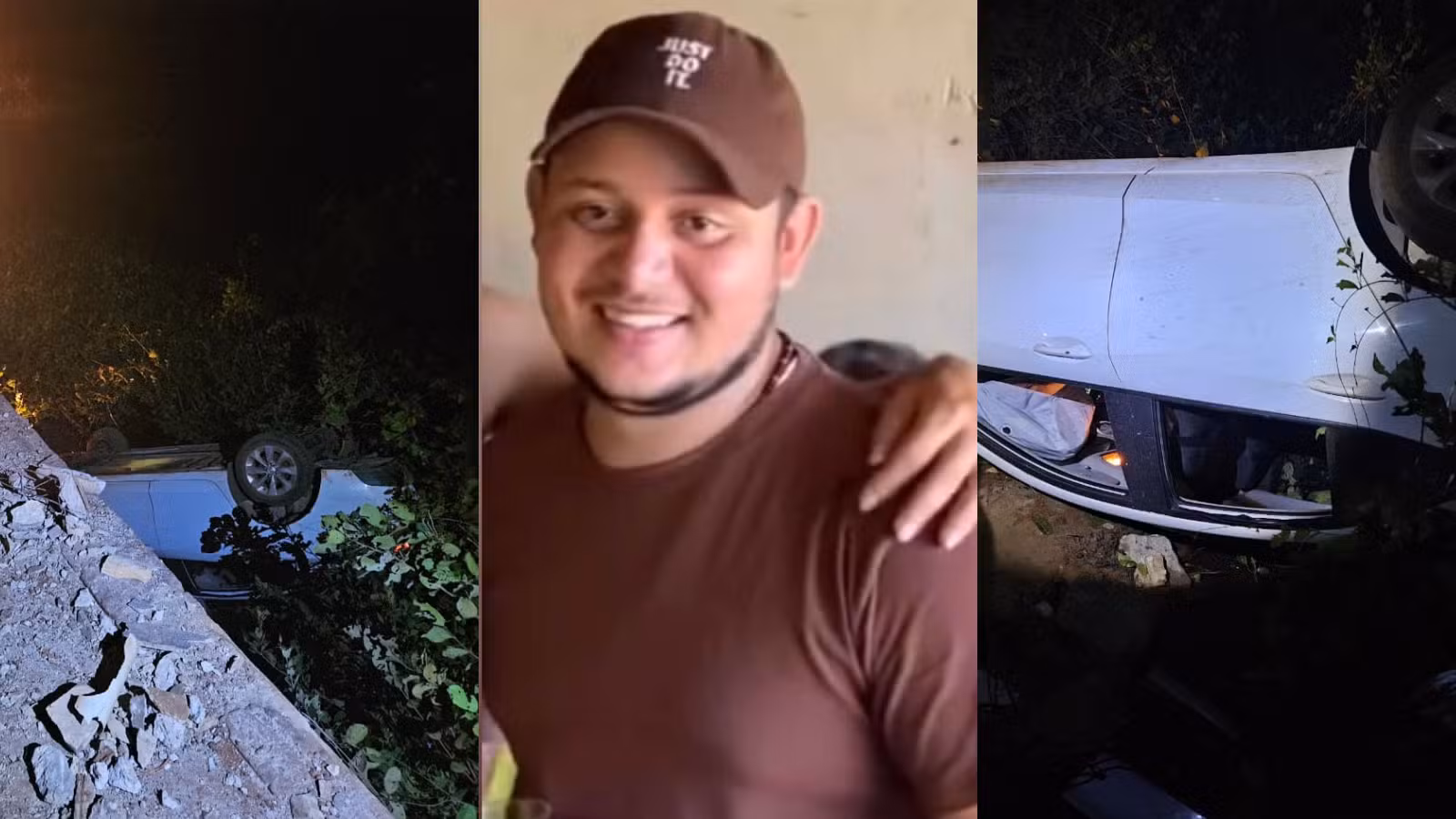 Jovem de 27 anos morre após carro cair e capotar de ponte no PI; perícia aponta alta velocidade