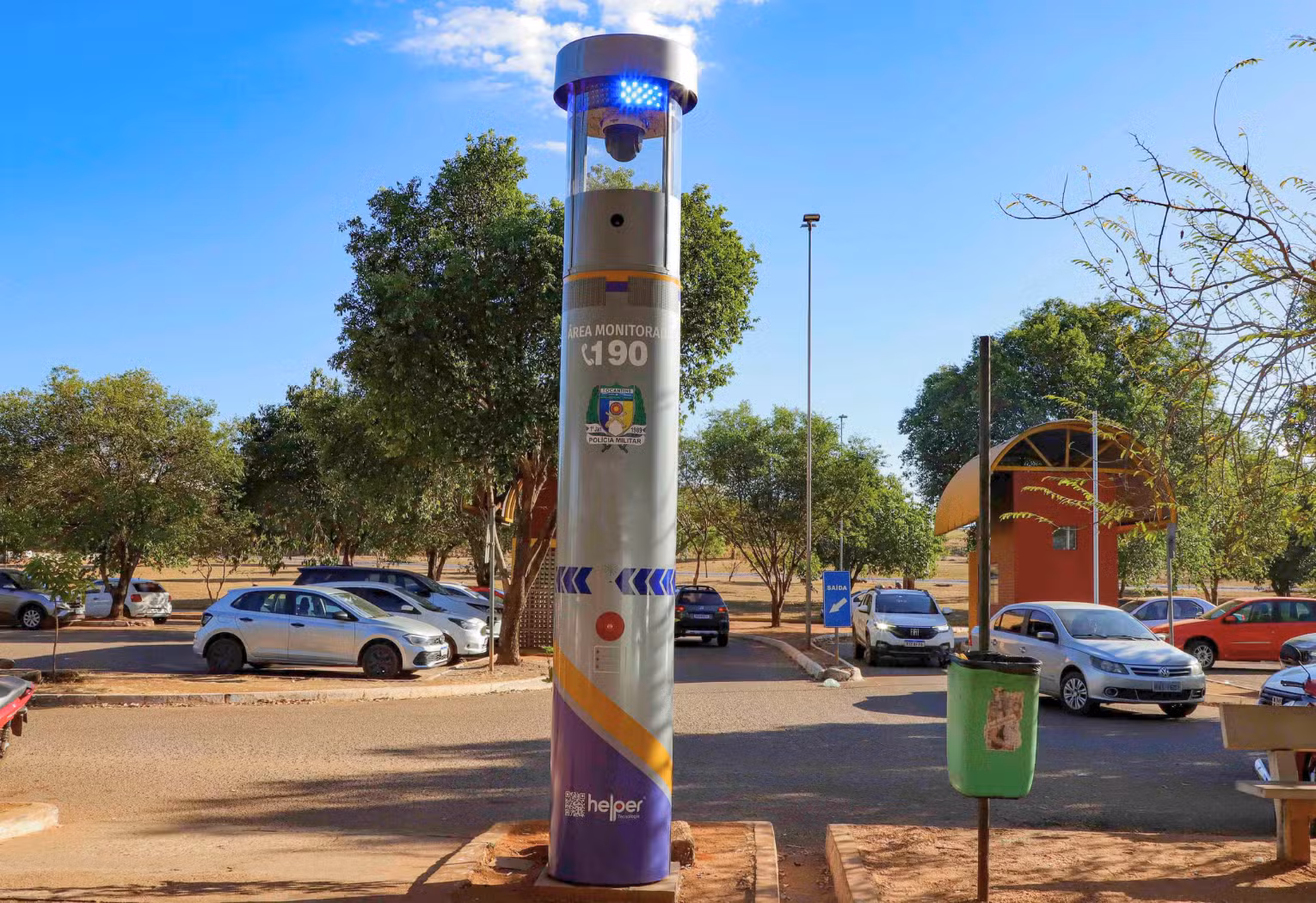 Palmas começa a testar equipamentos de segurança com câmeras 360º e reconhecimento facial