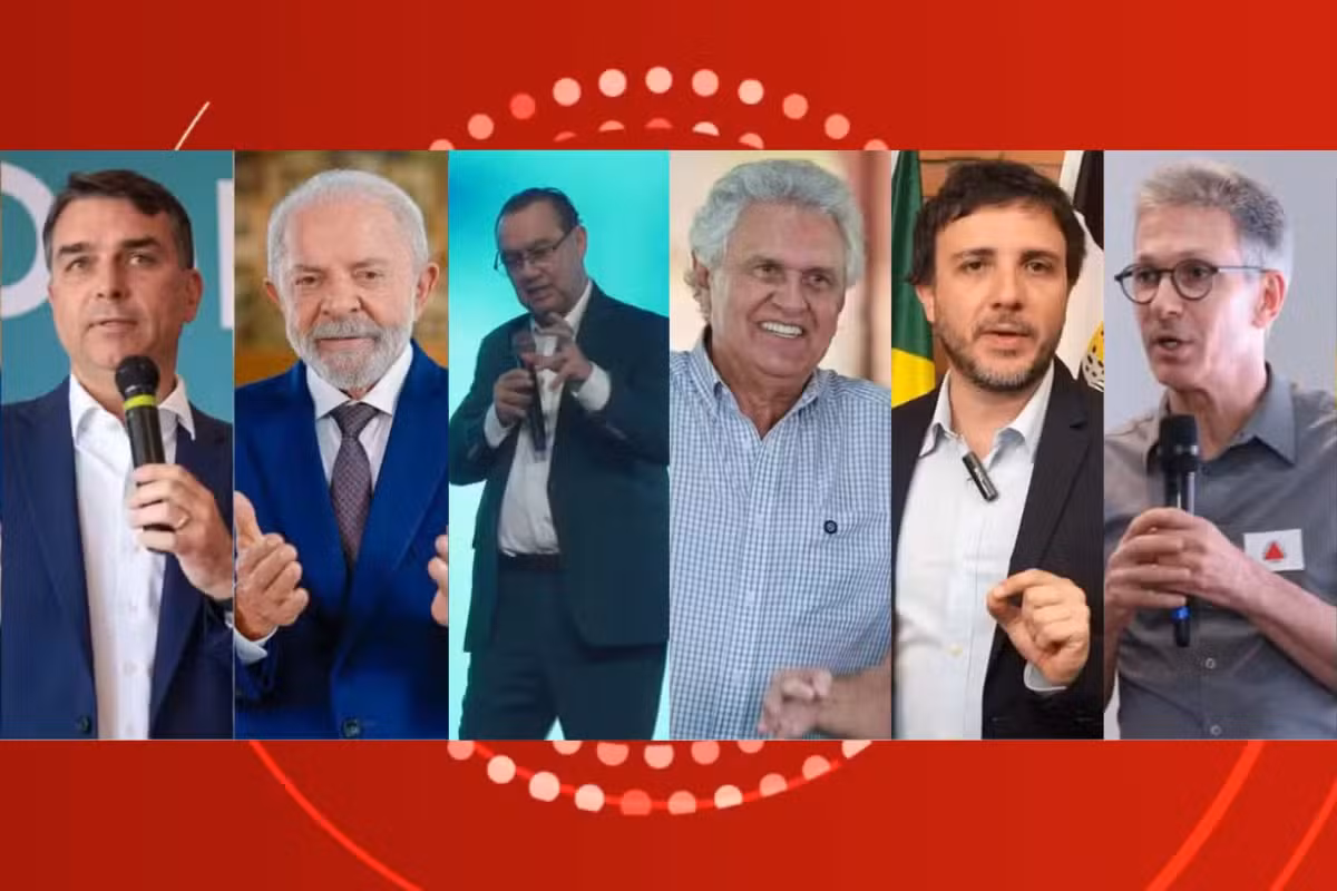 Quaest em SC: Flávio Bolsonaro, 50%; Lula, 23%; Augusto Cury, 5%; Renan, 3%; Caiado, 3%; Zema, 1%