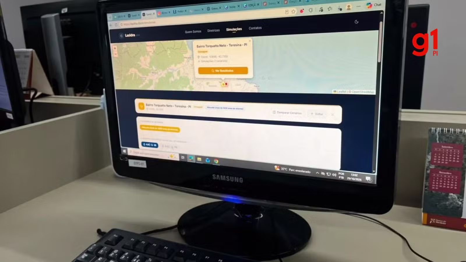 Plataforma permite consultar áreas com risco de alagamento em cidades do PI