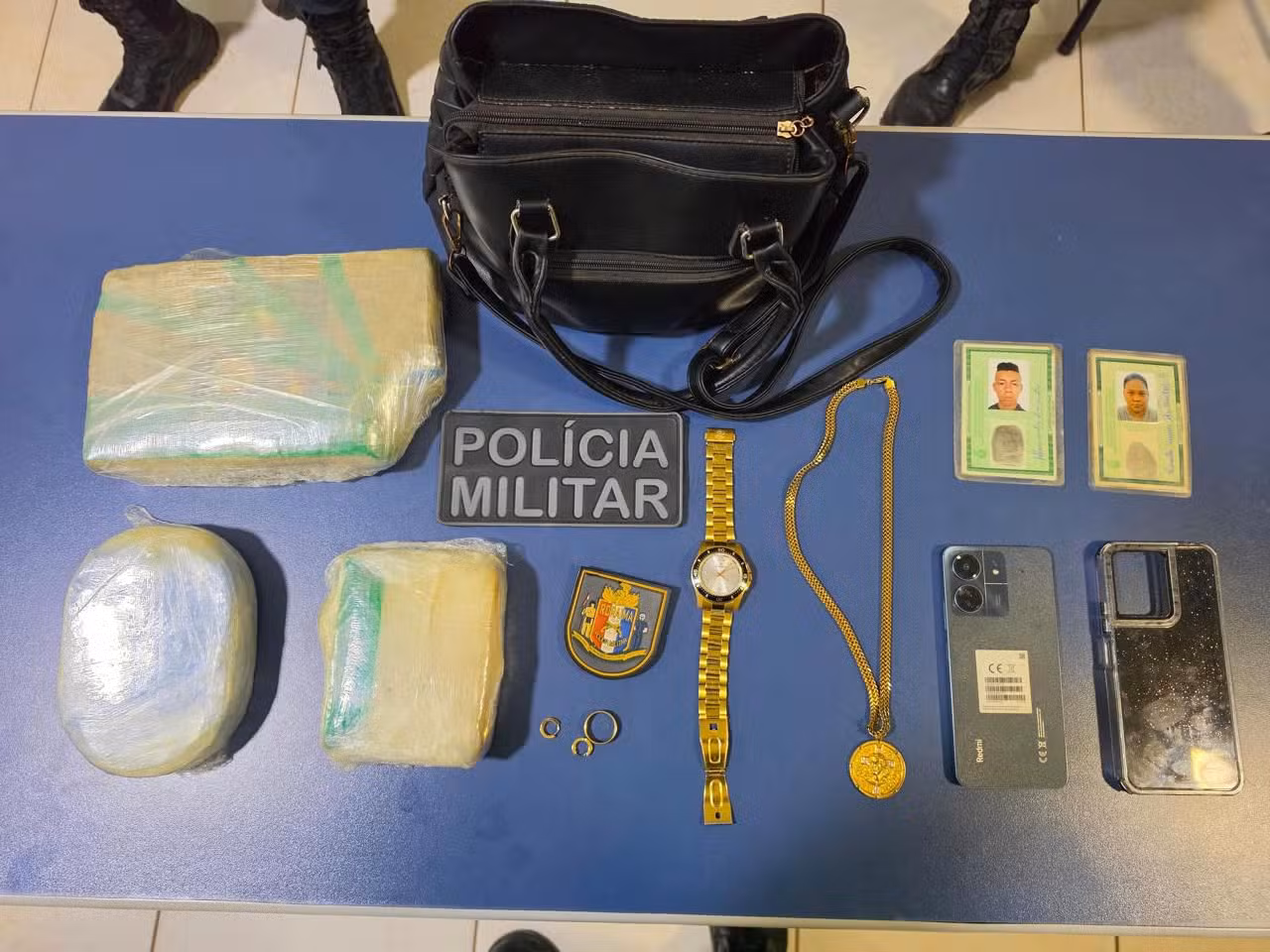 Casal é preso com 2,5 kg de drogas em Rorainópolis, no Sul de Roraima