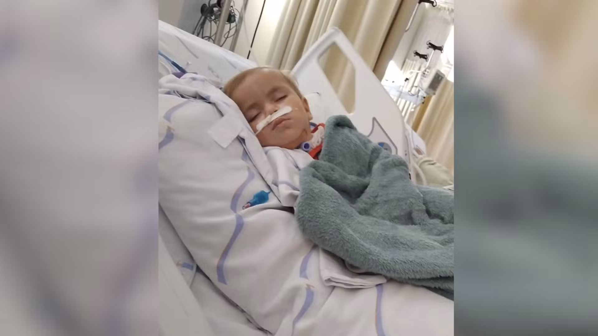 Após sobreviver a queda em piscina, bebê de 11 meses usa traqueostomia e pai mantém esperança na recuperação: 'Tenho fé'