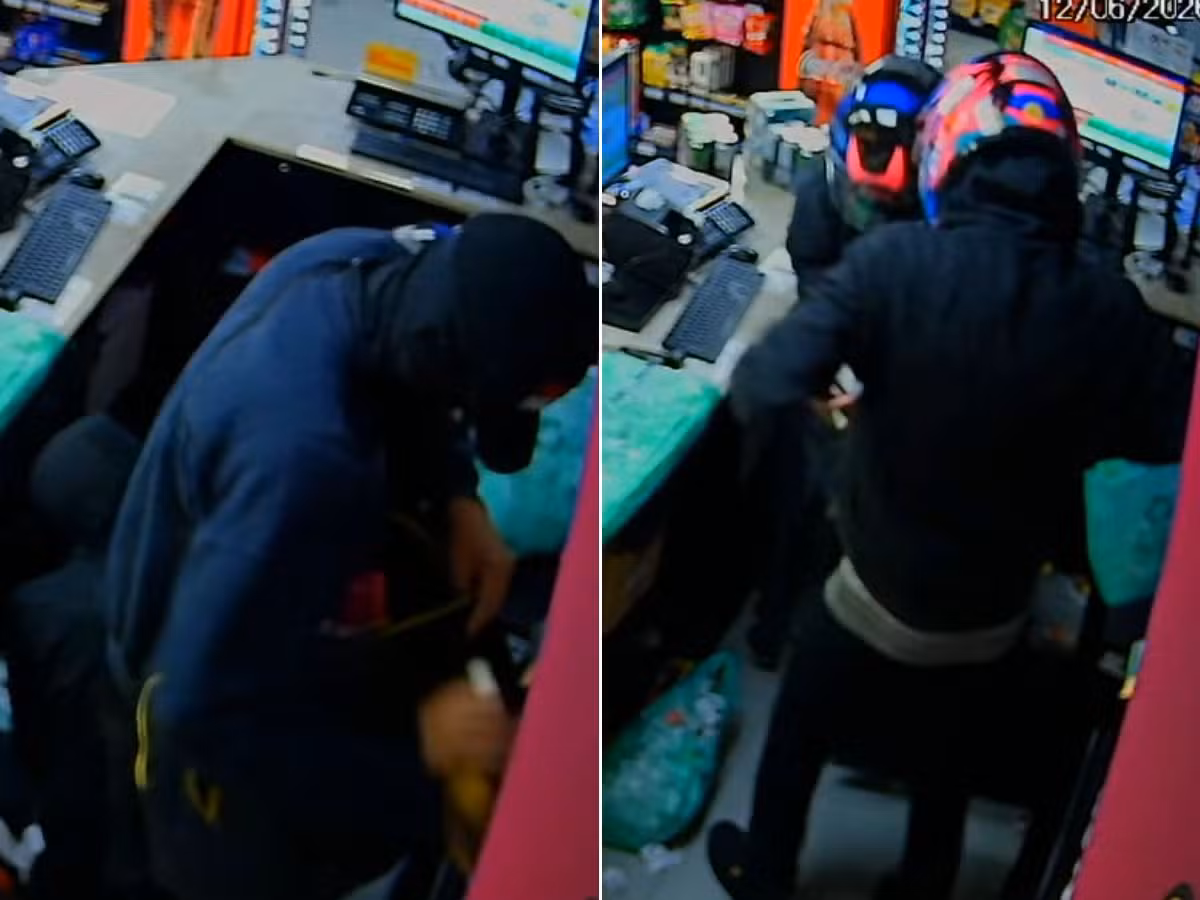 Trio suspeito de realizar assaltos em lojas Oxxo é preso no litoral de SP; VÍDEO