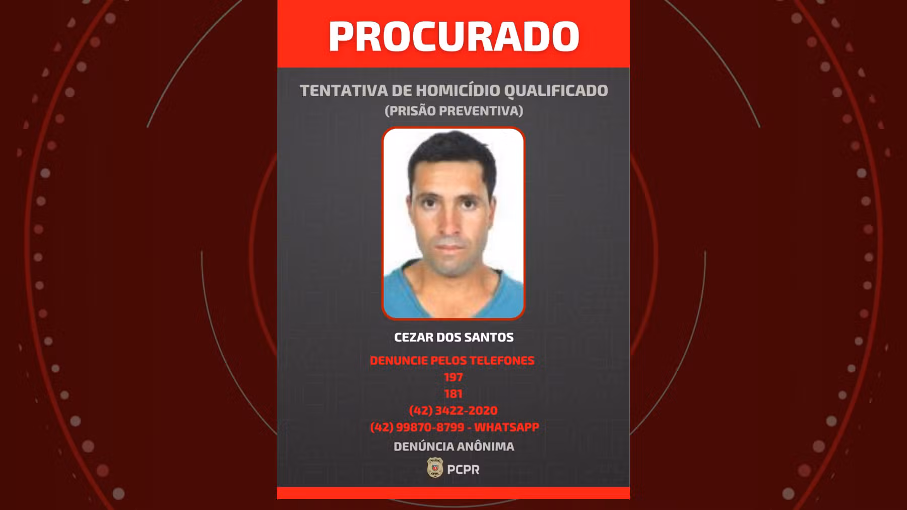 Homem tenta matar os próprios irmãos com facão após briga da família com amigo dele, no Paraná