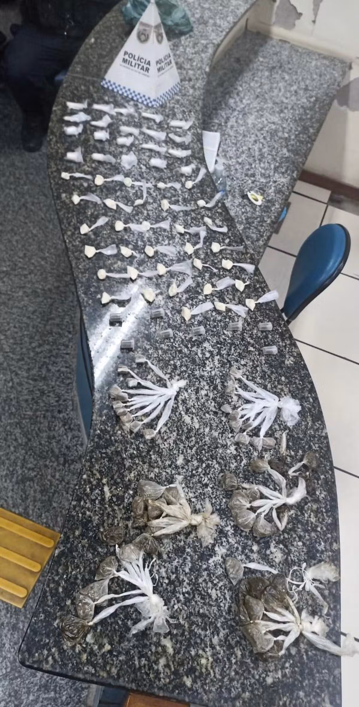 Drogas são apreendidas em Vassouras
