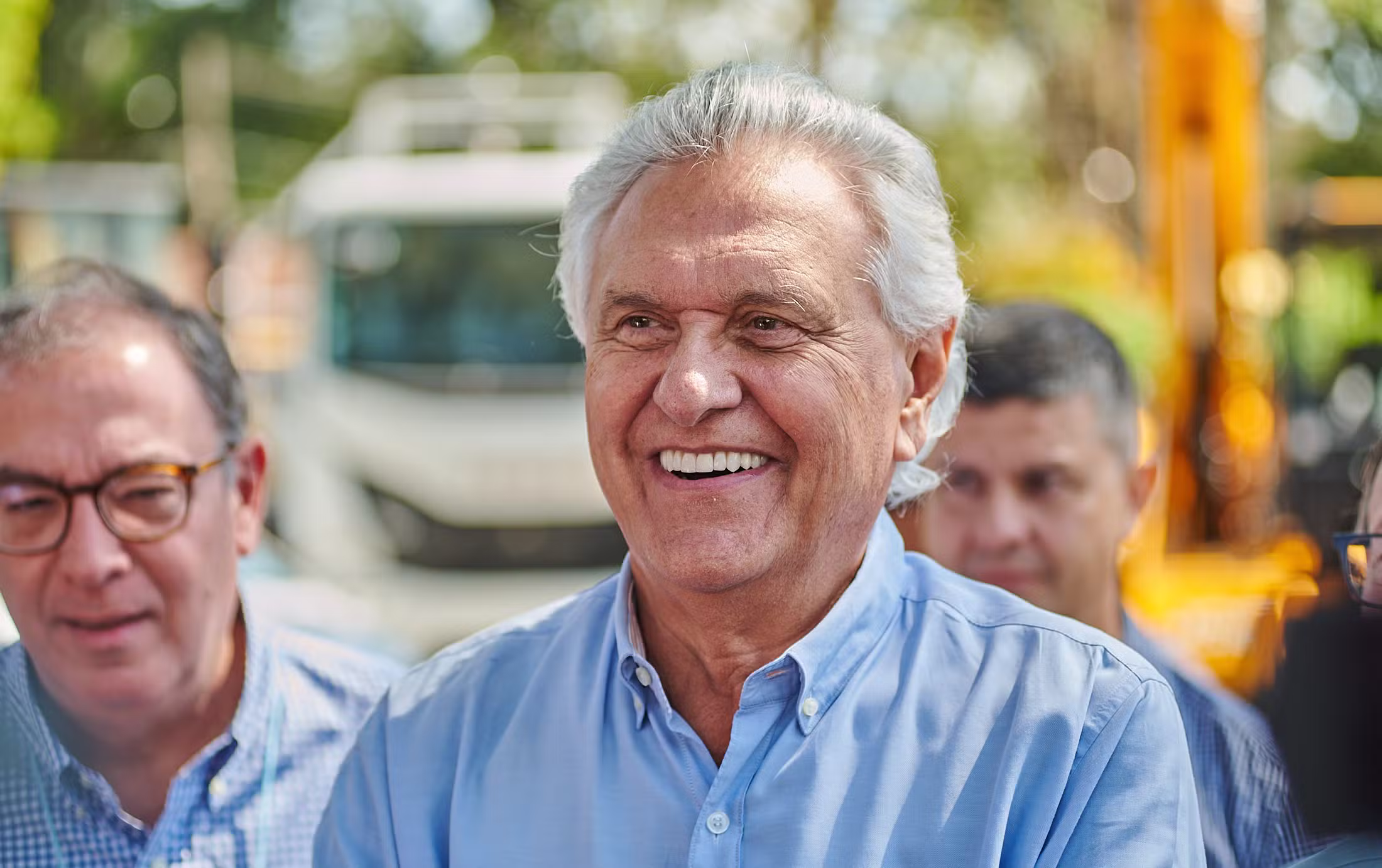 Caiado sobre Flávio Bolsonaro: 'Liderança você não herda, liderança você cria'