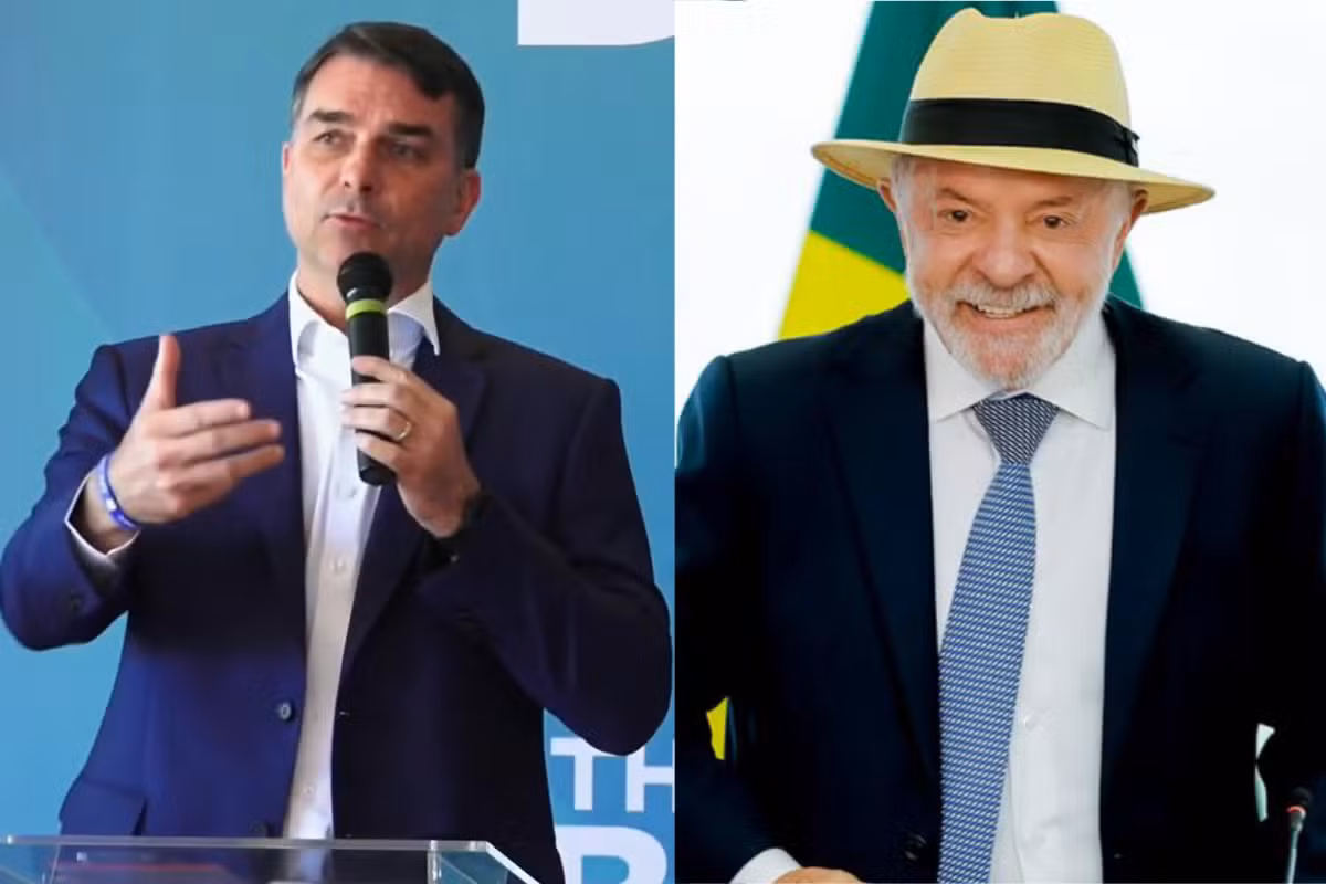 Quaest em São Paulo: Flávio Bolsonaro tem 34% e Lula 30% das intenções de voto no estado no 1° turno