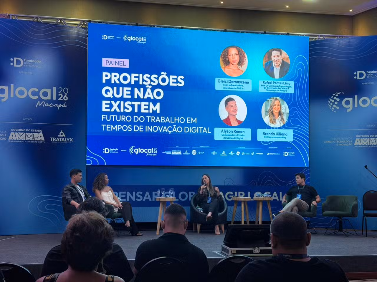 'Nunca desacreditem da força do Norte', afirma Gleici Damasceno na Glocal Macapá 2026