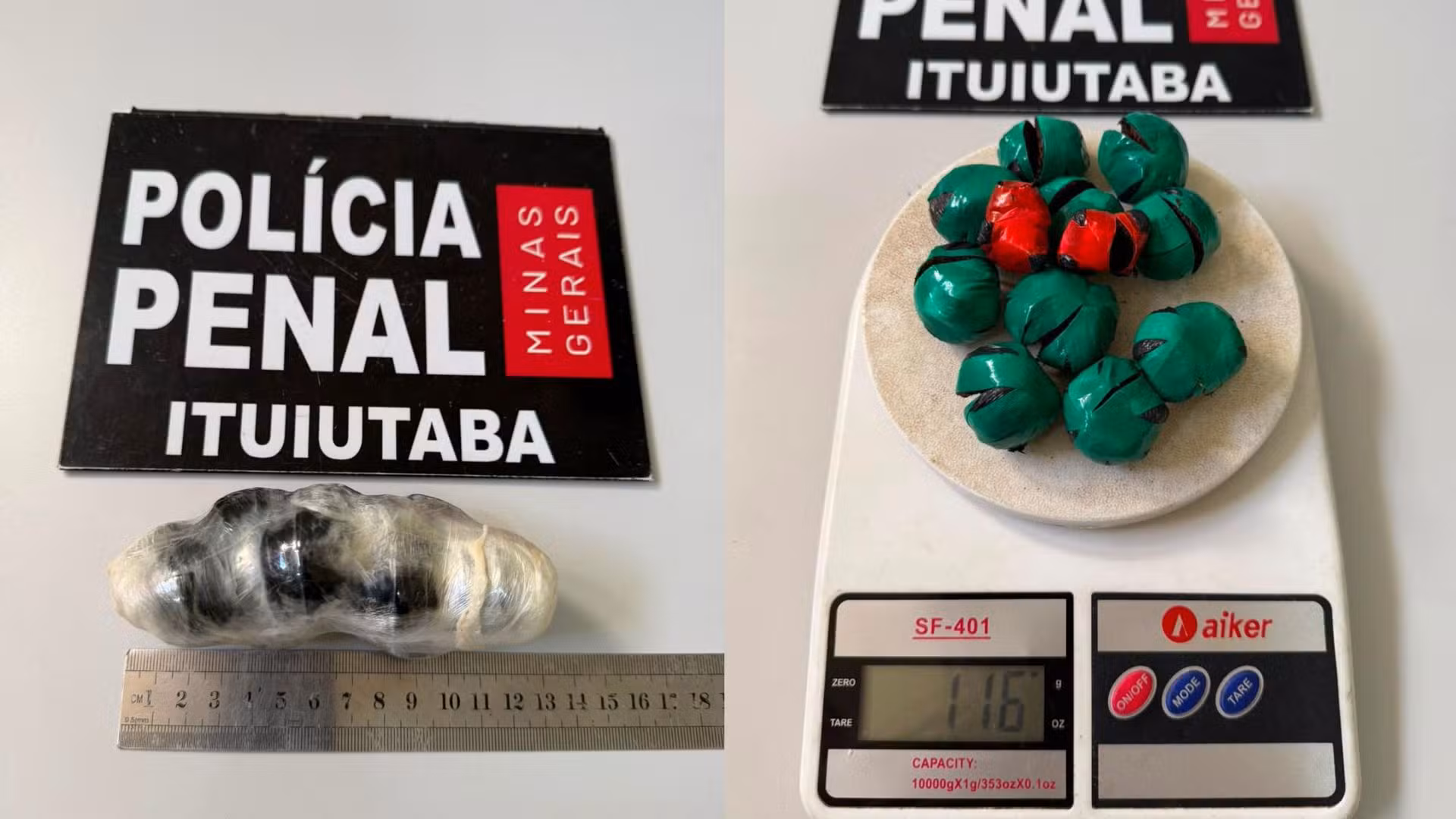 Mãe com bebê no colo é barrada ao tentar entrar em presídio de MG com fumo escondido nas partes íntimas
