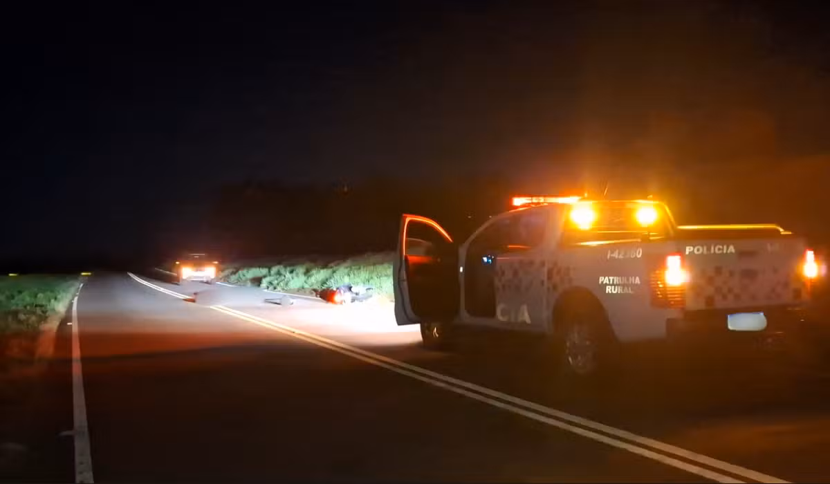 Motociclista morre após batida frontal entre duas motos em vicinal de Mirante do Paranapanema