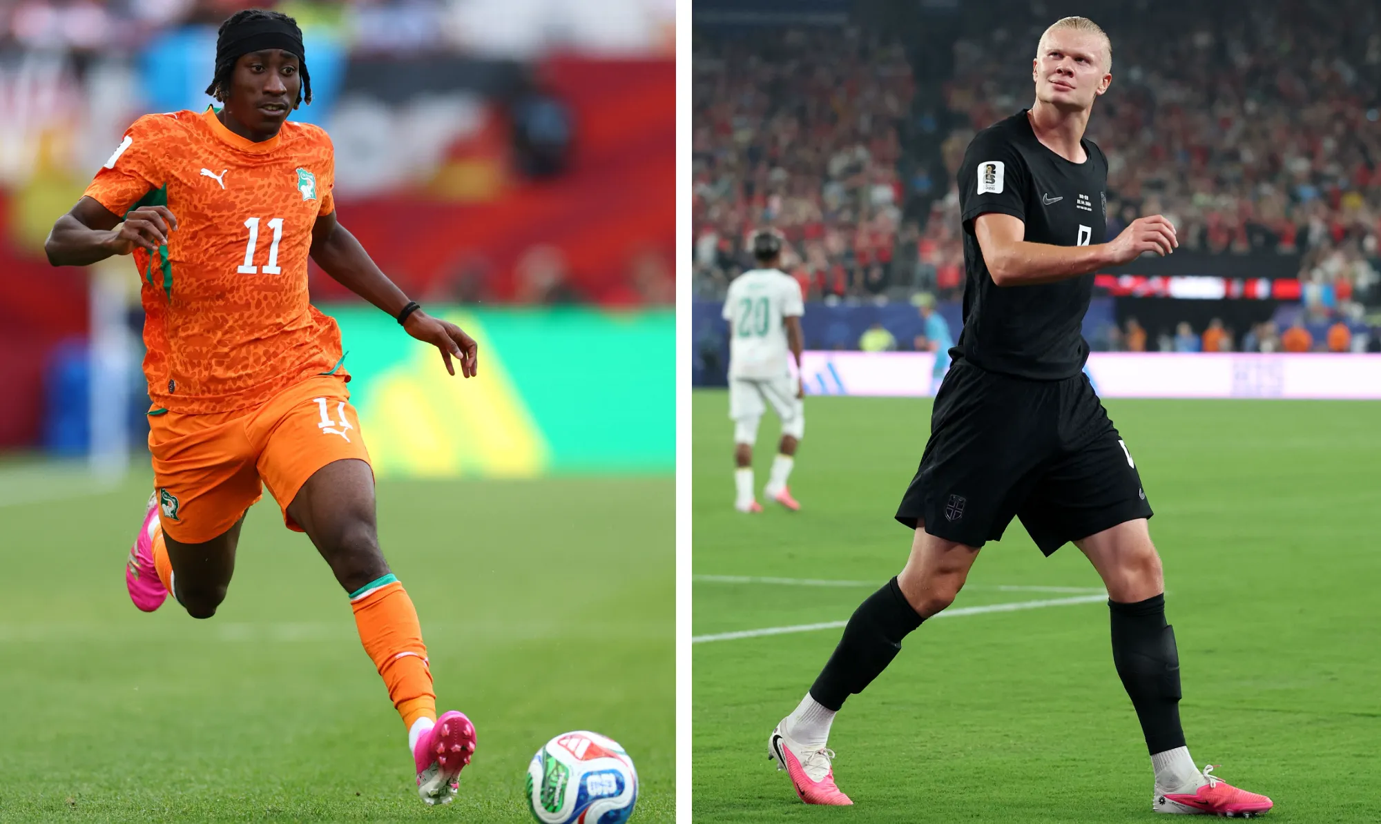 Noruega x Costa do Marfim: Haaland e Diomandé medem forças em confronto que definirá adversário do Brasil na Copa