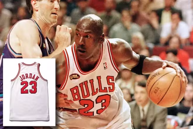 Camisa usada por Michael Jordan nas finais da NBA pode ser leiloada por mais de R$ 500 milhões