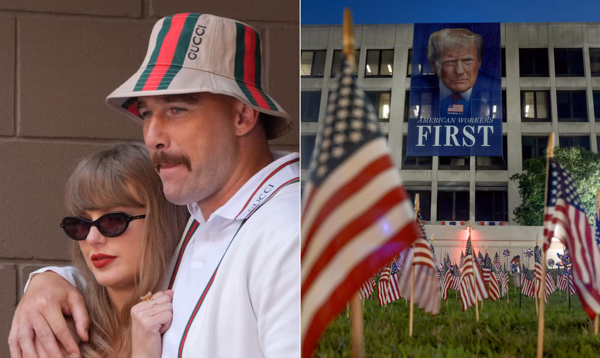 Como o 4 de Julho se transformou numa disputa entre Taylor Swift e Donald Trump