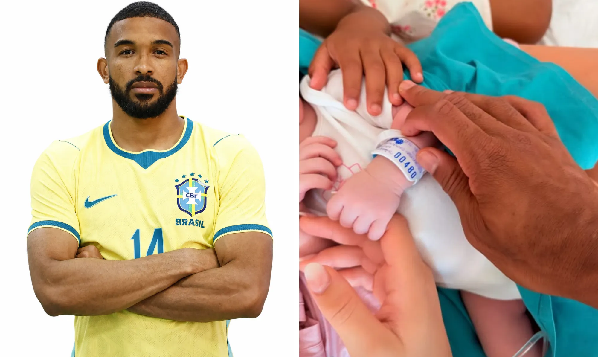 Zagueiro da seleção brasileira na Copa, Bremer anuncia nascimento da segunda filha: 'Seja bem