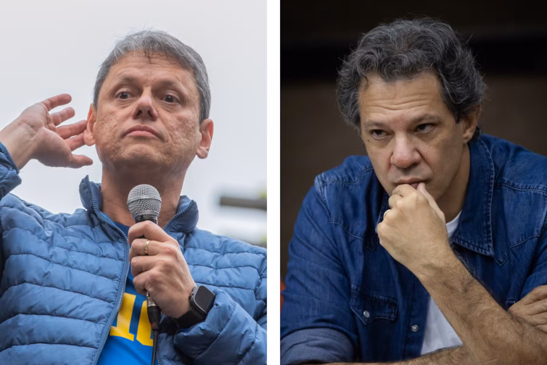 Datafolha: Tarcísio lidera em SP com 46%, contra 30% de Haddad