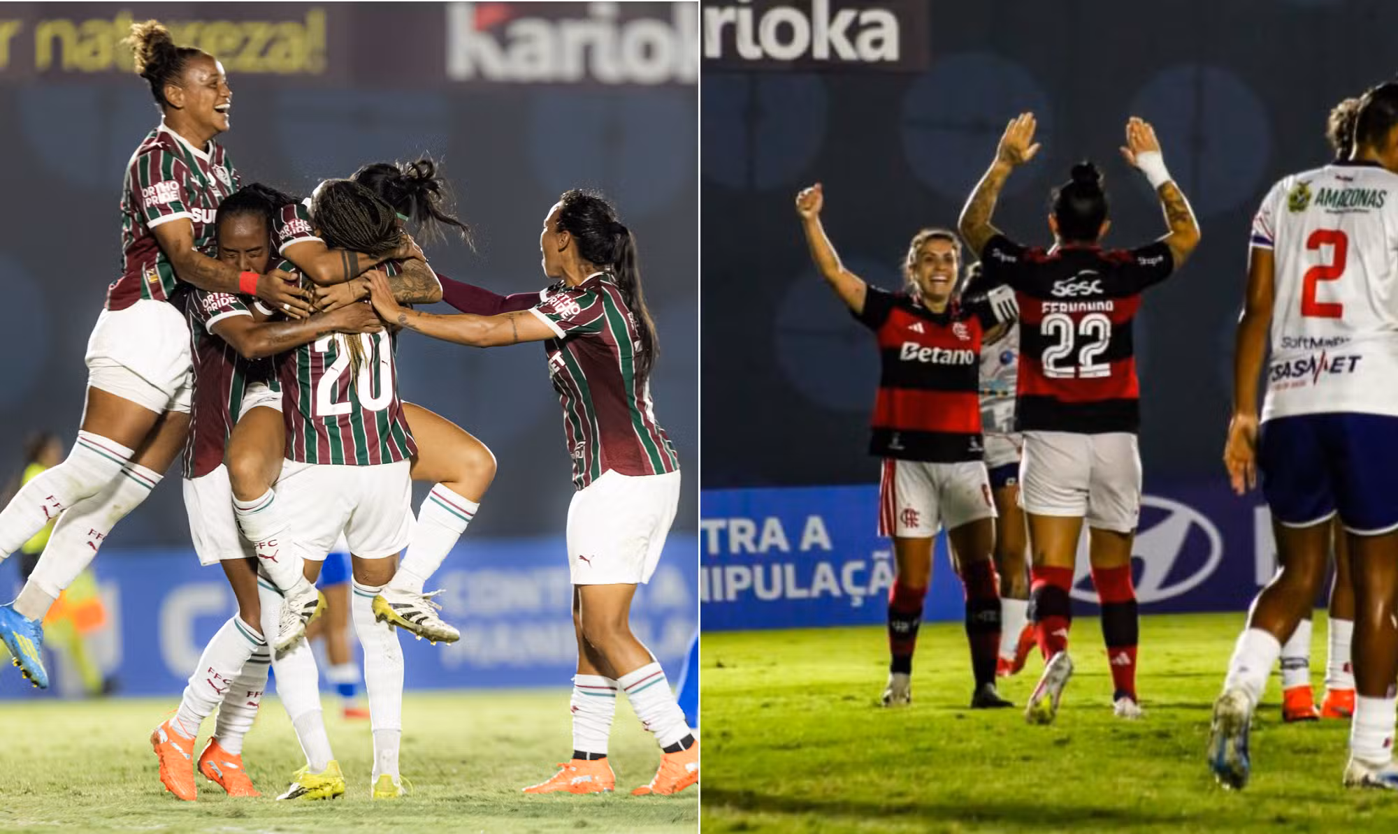Principais forças do Rio, Fla e Flu avançam na Copa do Brasil Feminina; Vasco e Botafogo são eliminados