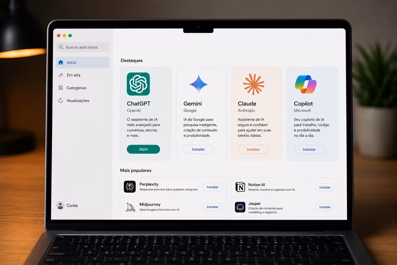 5 vantagens de usar o app da IA no PC em vez do navegador