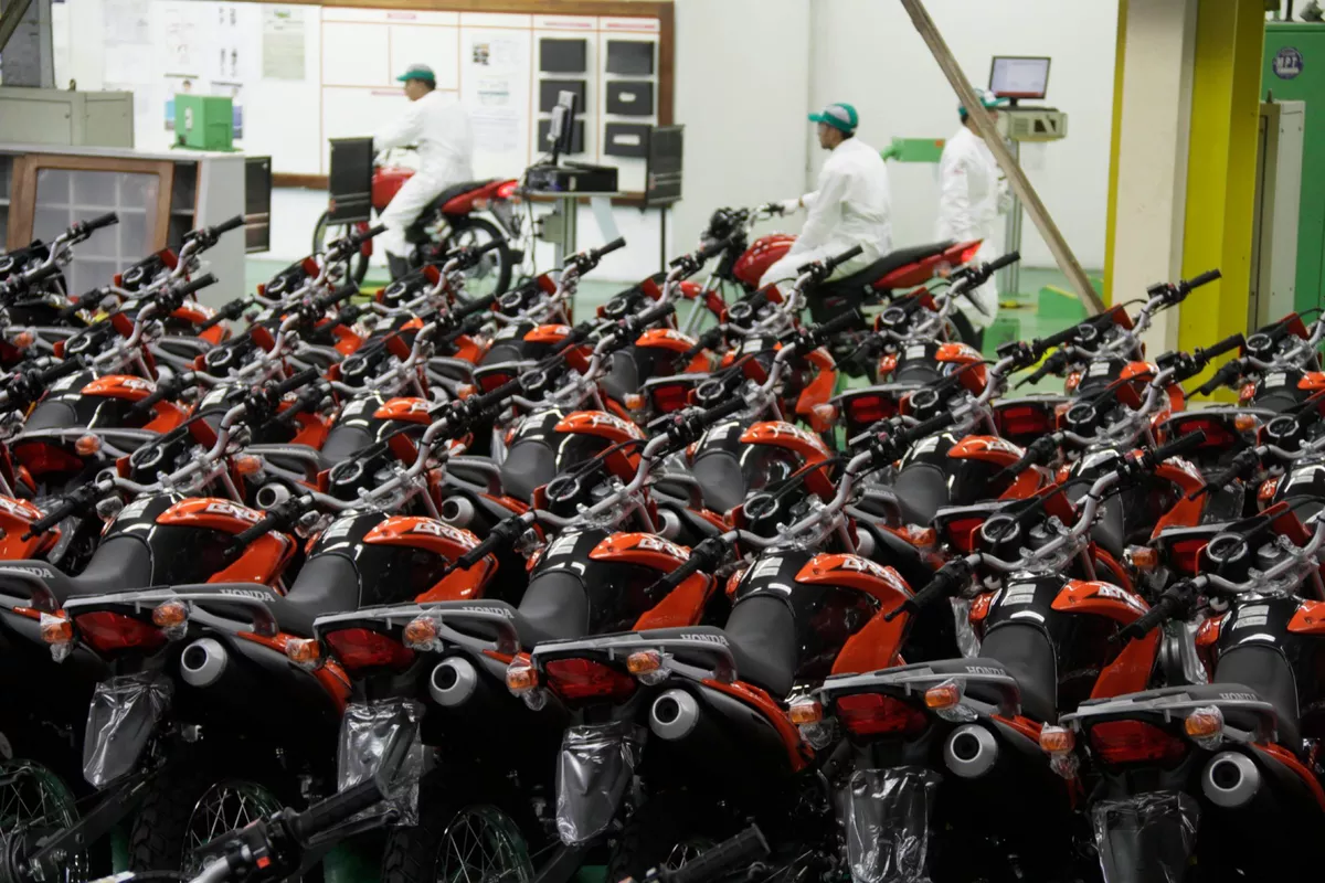Produção de motos no país é a maior desde 2011, com vendas recordes