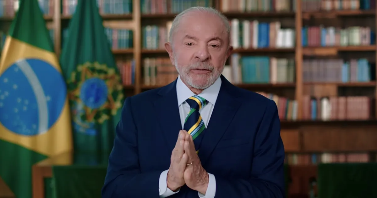Em pronunciamento, Lula reforça mote da soberania: 'Brasil não será colônia de ninguém'