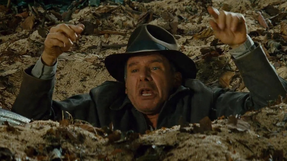 Steven Spielberg e Harrison Ford brigaram com George Lucas por uma das decisões mais surreais de Indiana Jones e o Reino da Caveira de Cristal