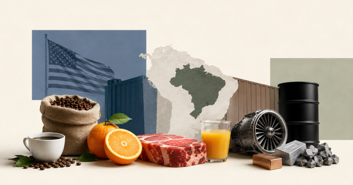 Tarifa dos EUA poupa café, carne e suco de laranja; veja itens taxados