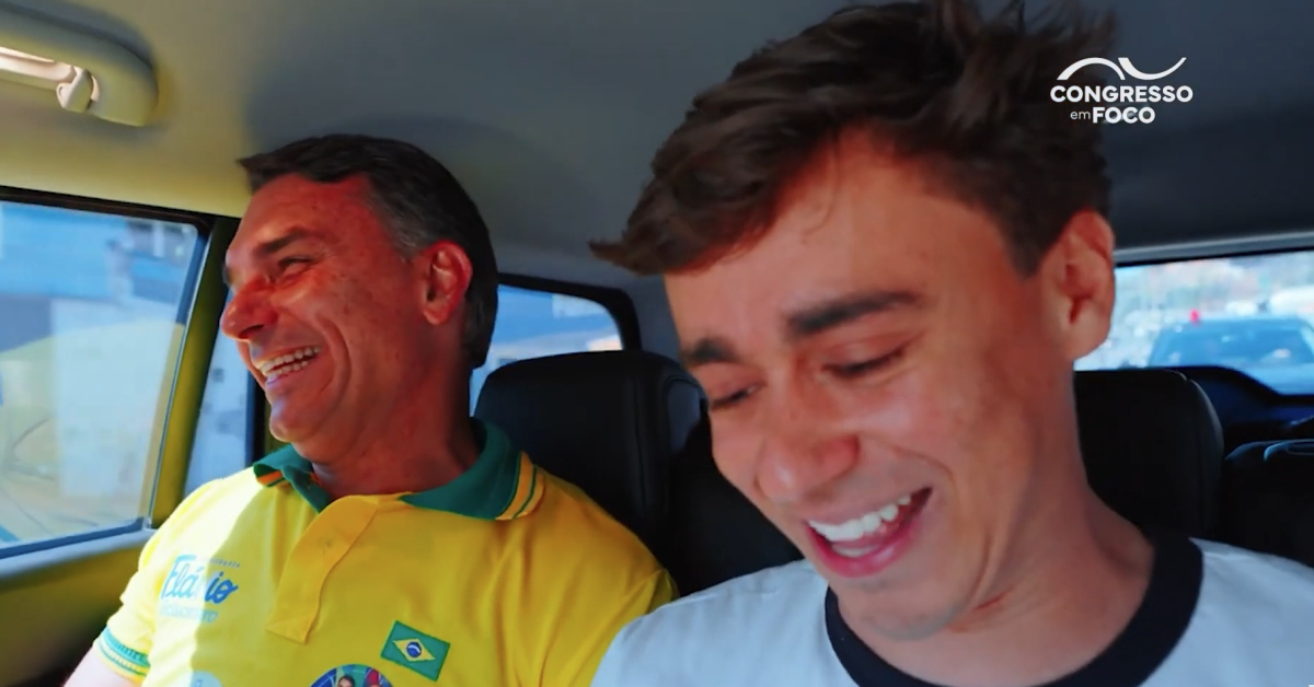 Em ping-pong com Nikolas, Flávio Bolsonaro define Lula como "passado"