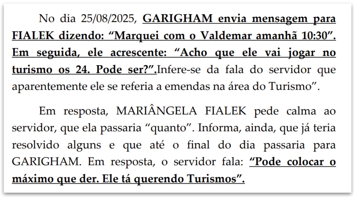 “Fechou o valor do Pres Valdemar??
