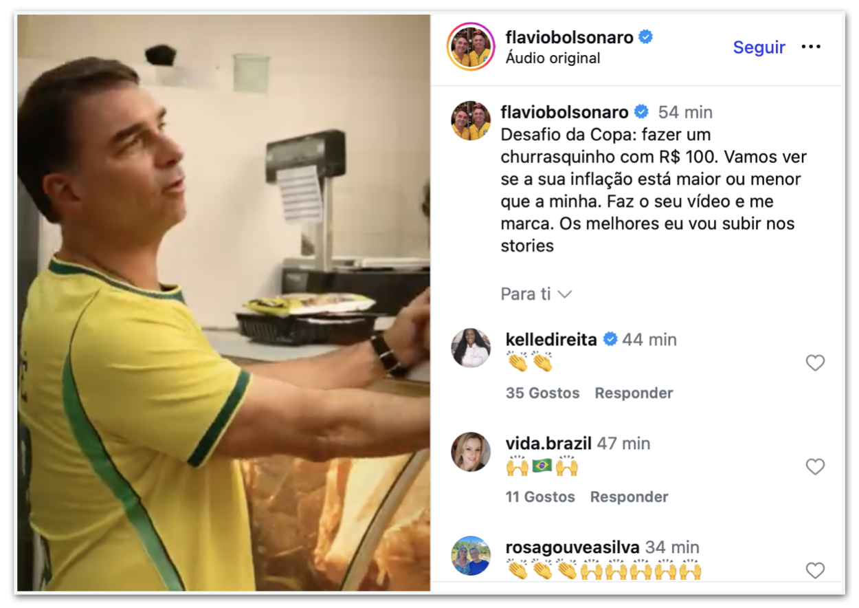 Flávio faz “desafio da Copa?