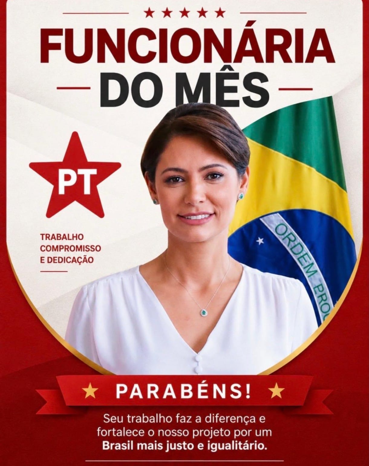 Petistas chamam Michelle de “funcionária do mês?