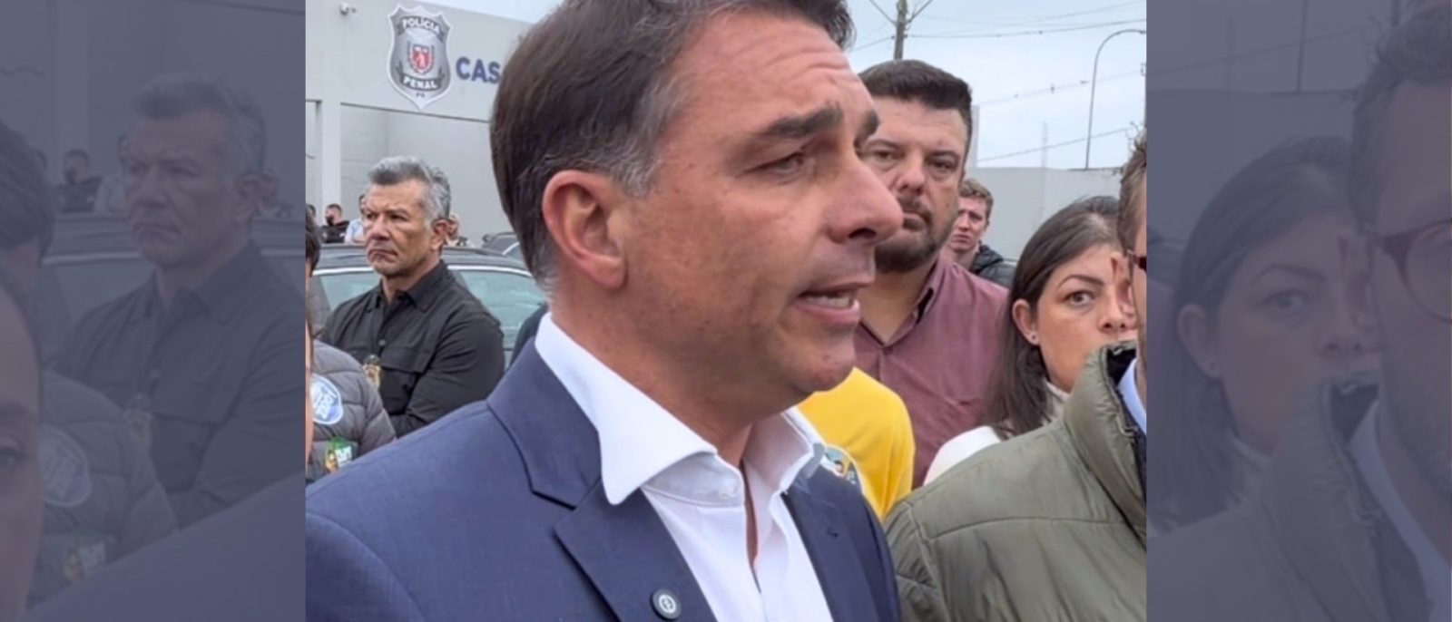 Flávio promete proteger o STF e diz que Moraes é “laranja podre”