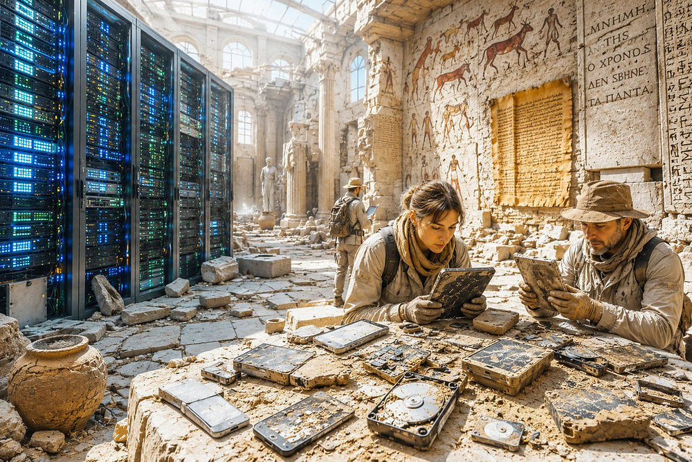 Se os data centers apagarem, quem contará nossa história?