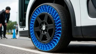 Nova tecnologia de pneu que roda sem ar e não fura estreia nas ruas