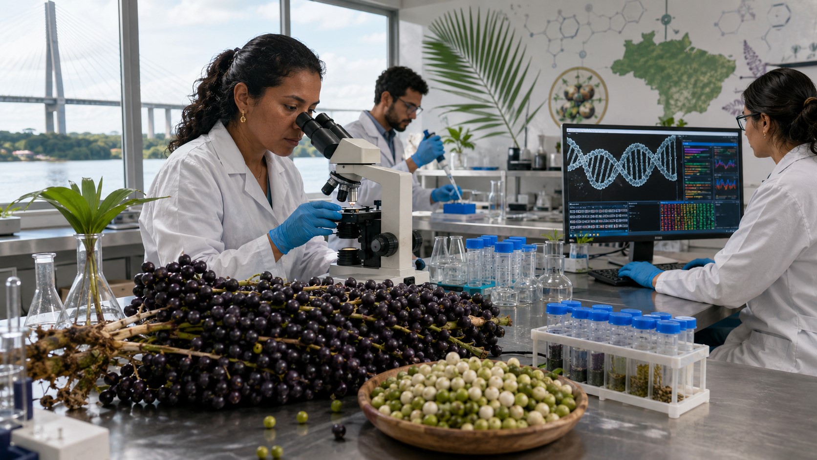 Descoberta histórica: Cientistas da Amazônia decifram o genoma do açaí pela primeira vez