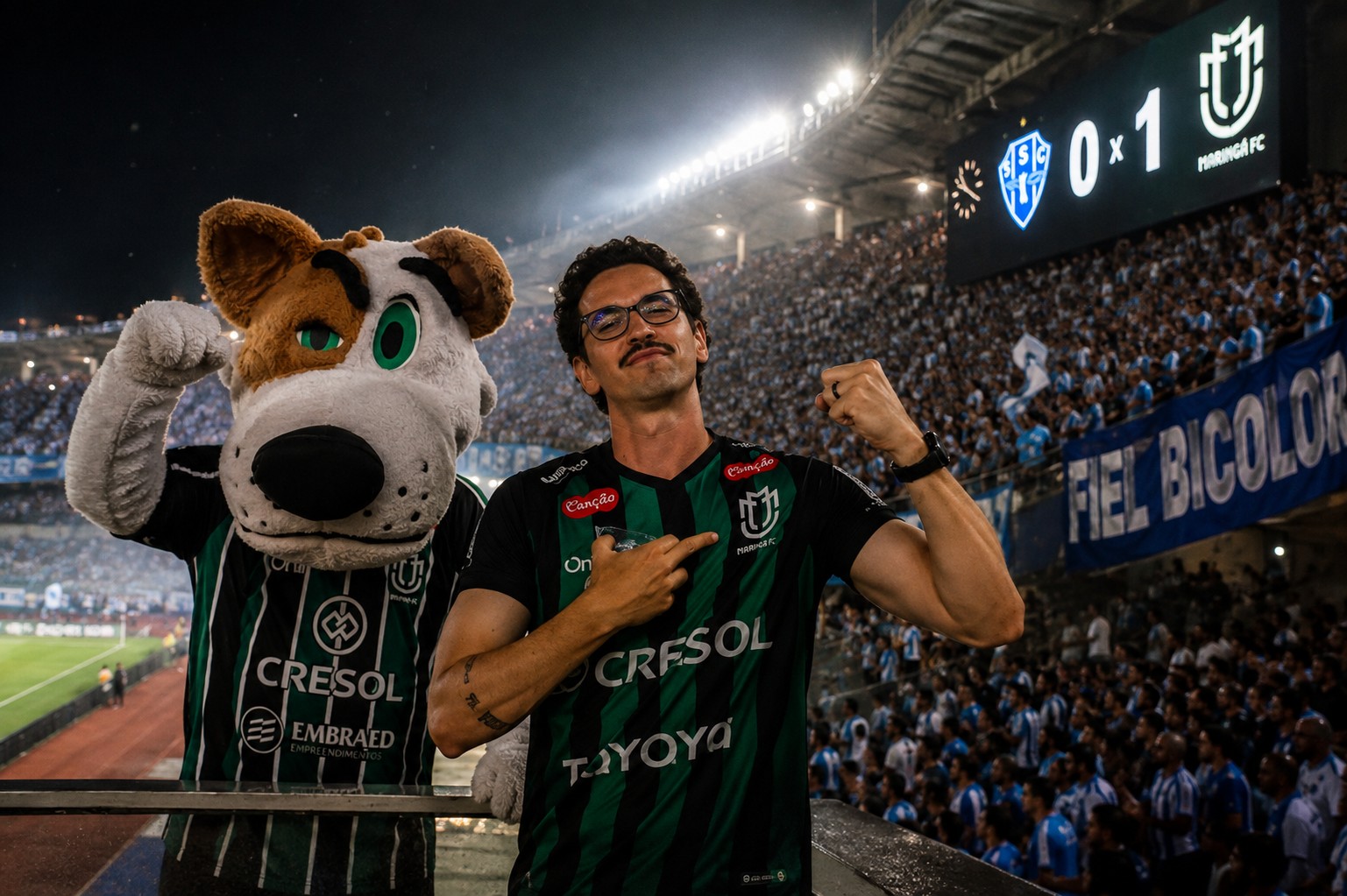 Uma voz contra 41 mil: quem é o torcedor solitário do Maringá que “calou?