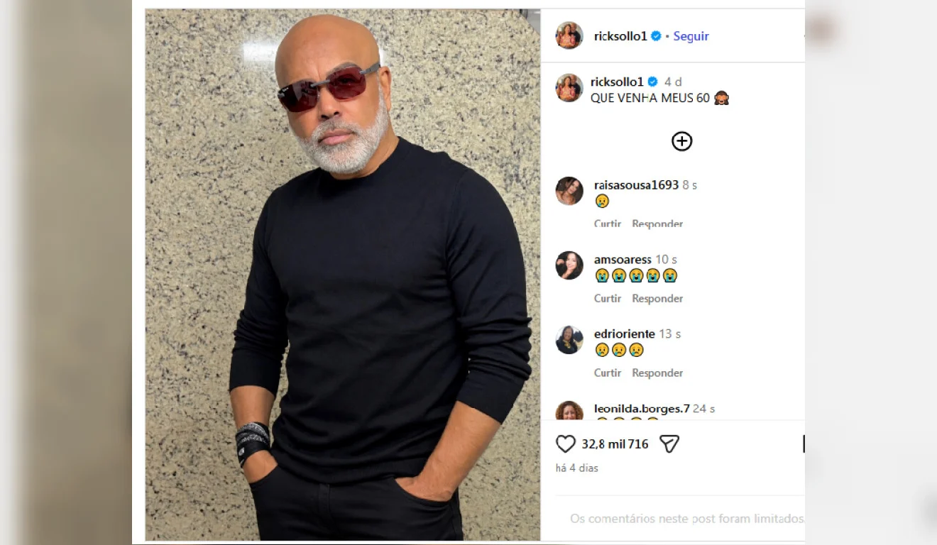 Rick fazia contagem regressiva para os 60 anos cinco dias antes de morrer