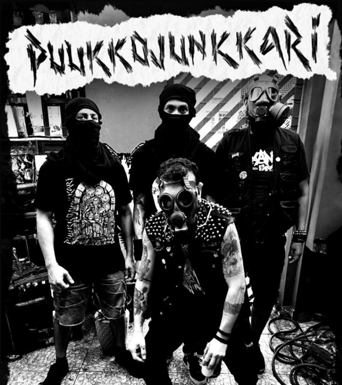 Brasileiro Puukkojunkkari faz ótimo punk/hardcore extremo cantando em finlandês