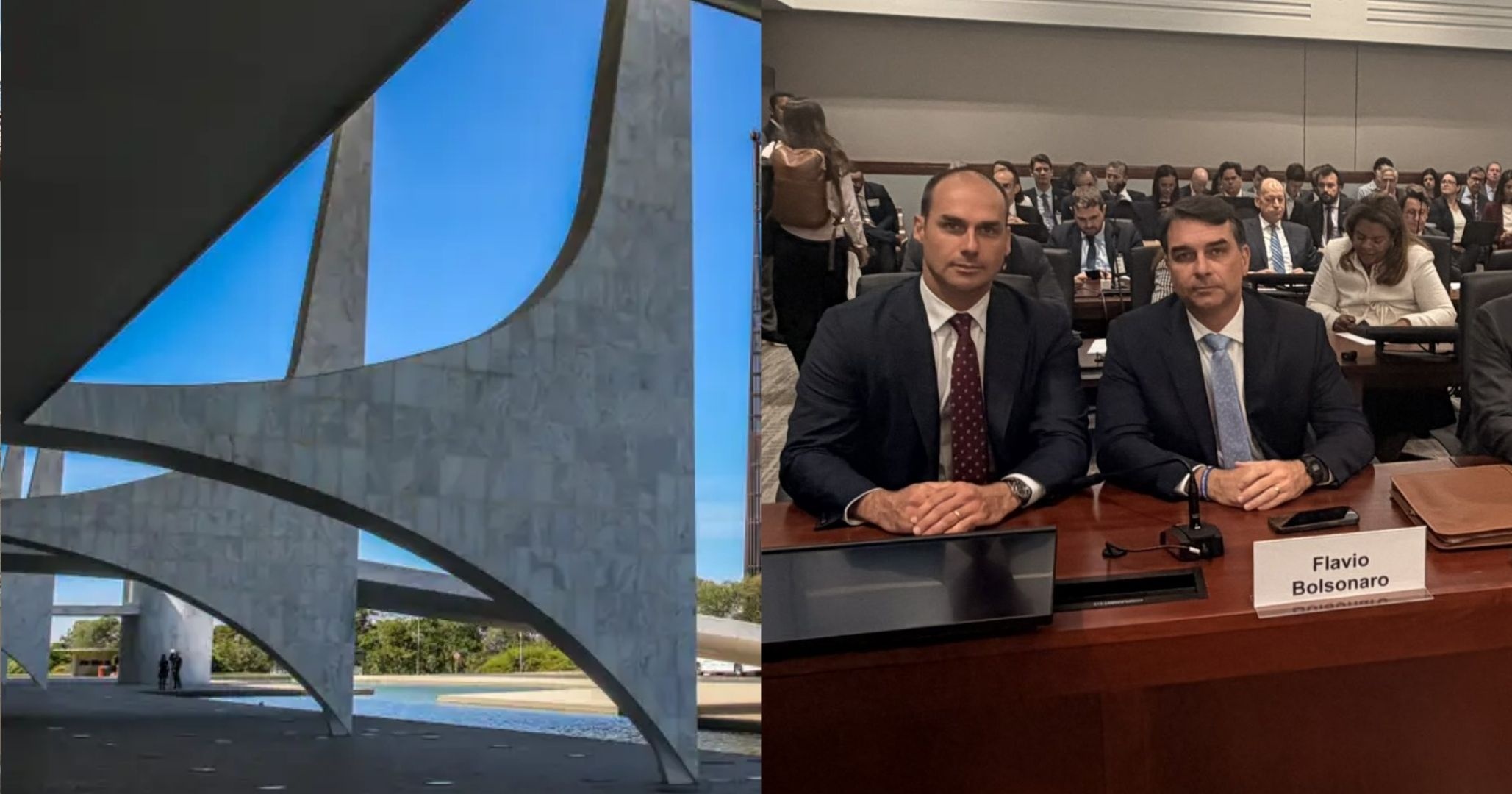 Governo federal repudia fala de Flávio Bolsonaro nos EUA e acusa senador de 'traição a?