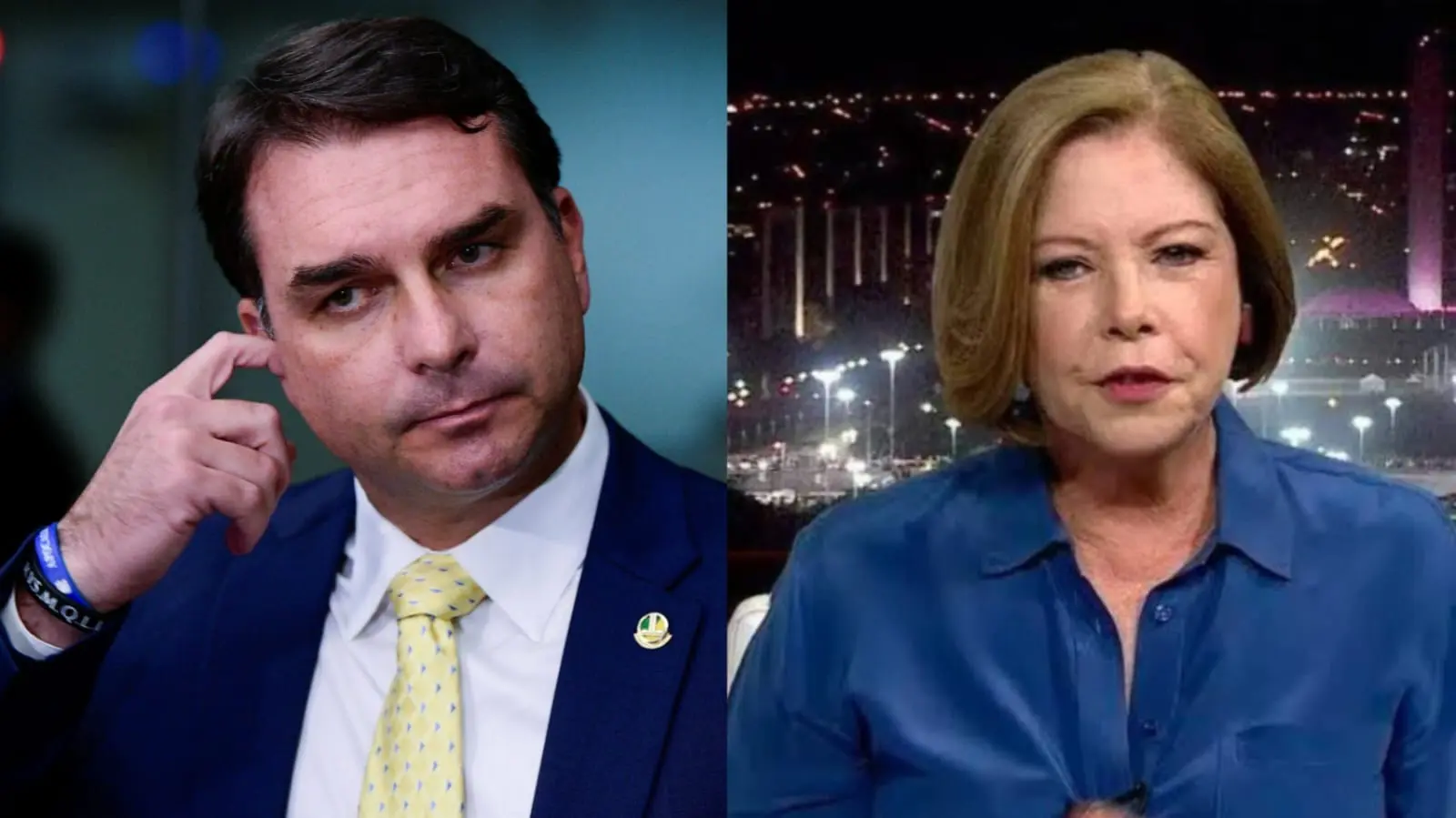 Flávio Bolsonaro surta com colunista que questionou por que ele não foi alvo da PF no Caso Master