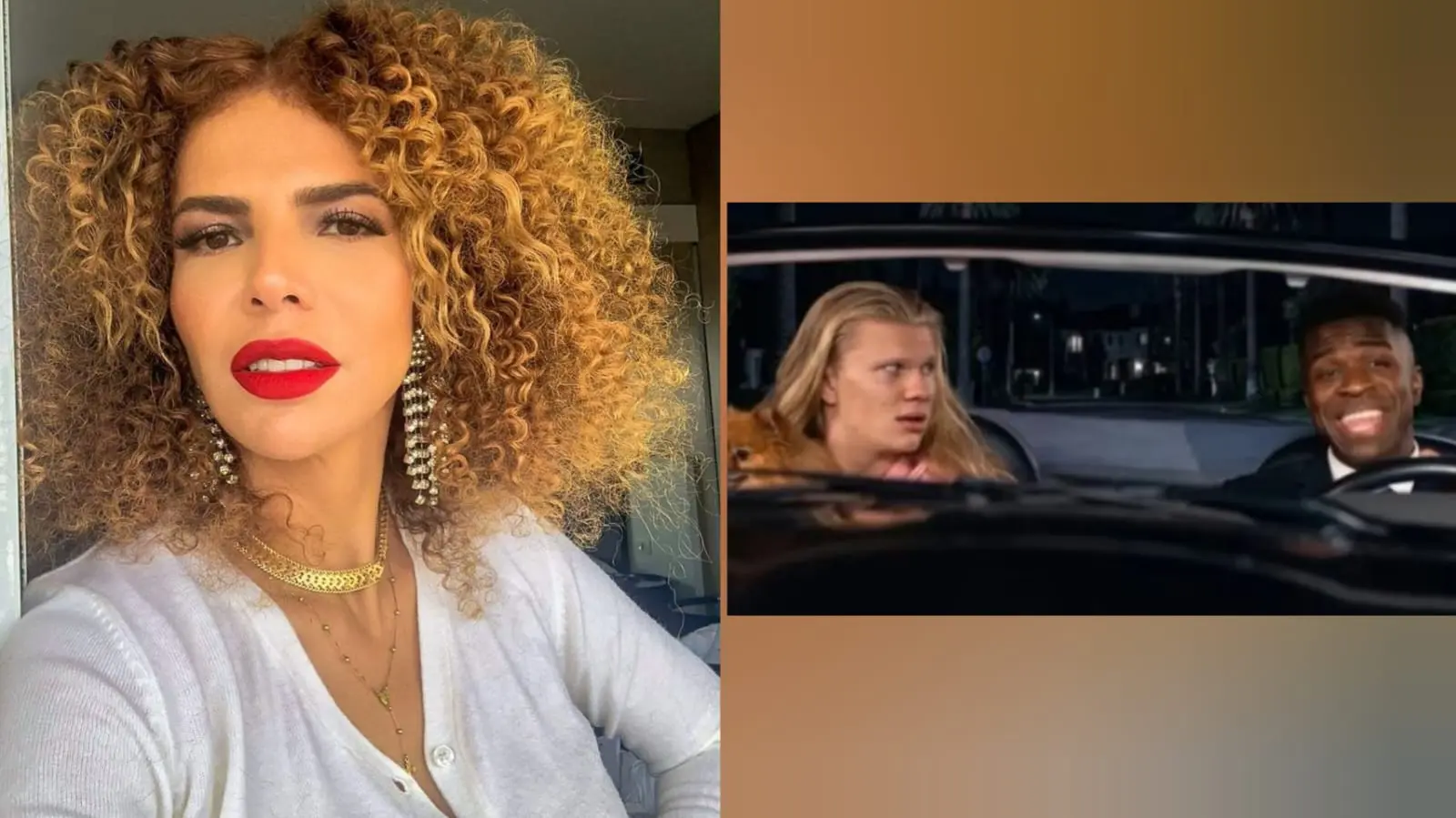Vanessa da Mata critica meme com Vini Jr. e Haaland: “banaliza a cultura do estupro”