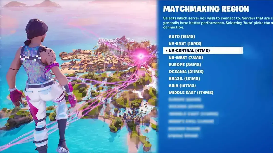 Fortnite testa novos servidores em várias regiões para melhorar o ping