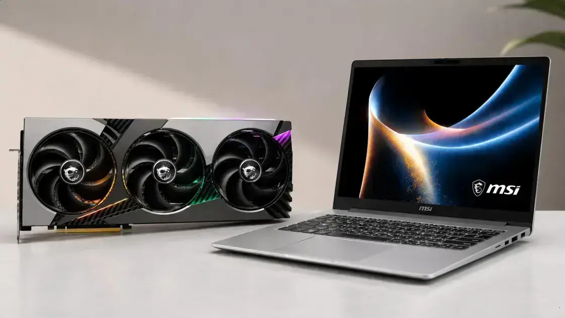 MSI lança sorteio global com placa RTX 5080 e laptop AI moderno