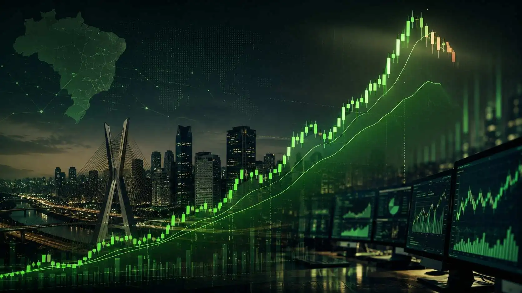 O que fez Ibovespa sair de queda para alta de mais de 1%? Cenário eleitoral explica