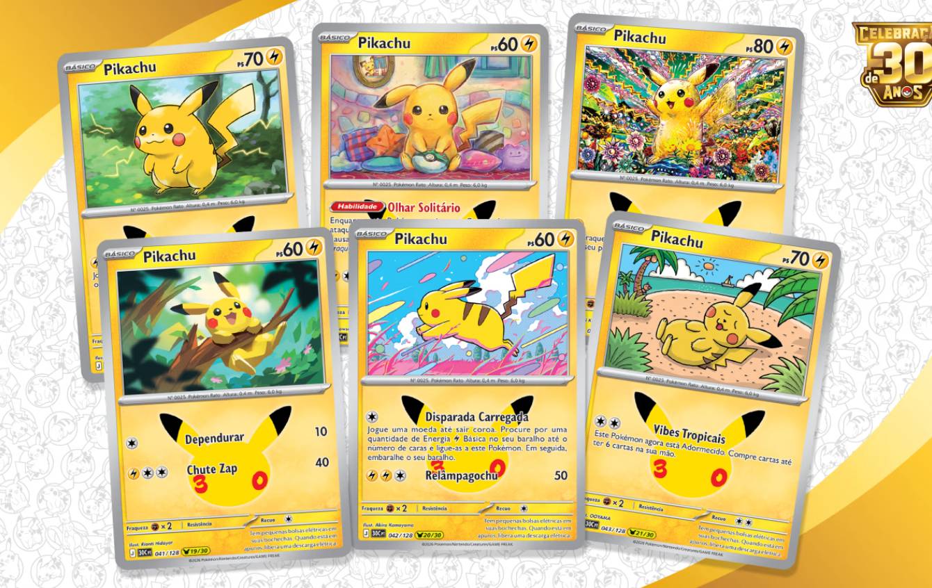 Cartas de ‘Pokémon’ e semelhantes podem ser isentas de tributos, segundo o TRF-1
