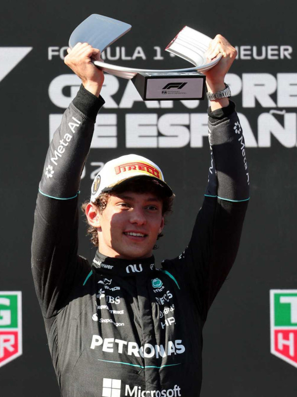 Antonelli ganha terceiro GP seguido e se torna primeiro vencedor em Madring; Bortoleto é o 13o