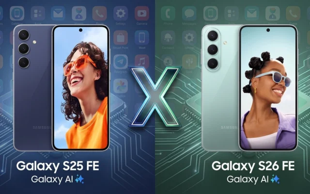 Samsung Galaxy S26 FE x Samsung Galaxy S25 FE: quais são as diferenças?