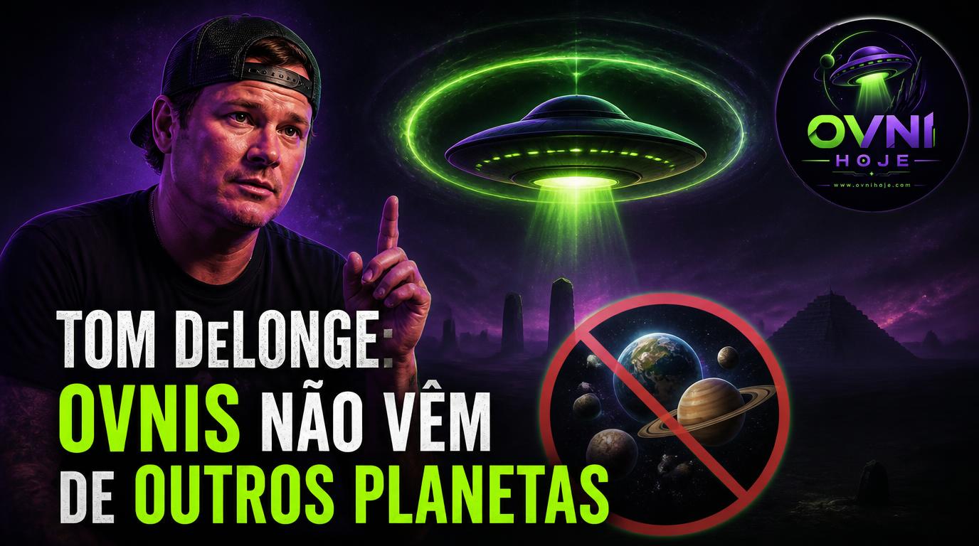 Tom DeLonge: OVNIs não vêm de outros planetas