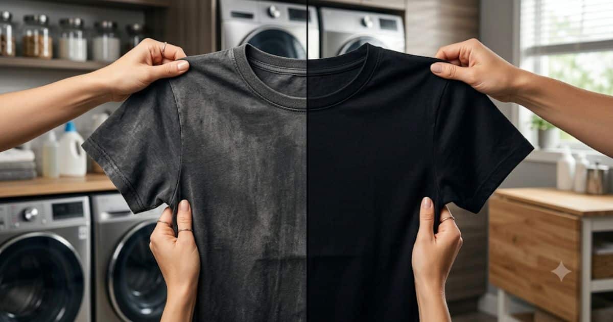 Como recuperar roupas pretas desbotadas: truque caseiro com apenas 2 ingredientes faz isso