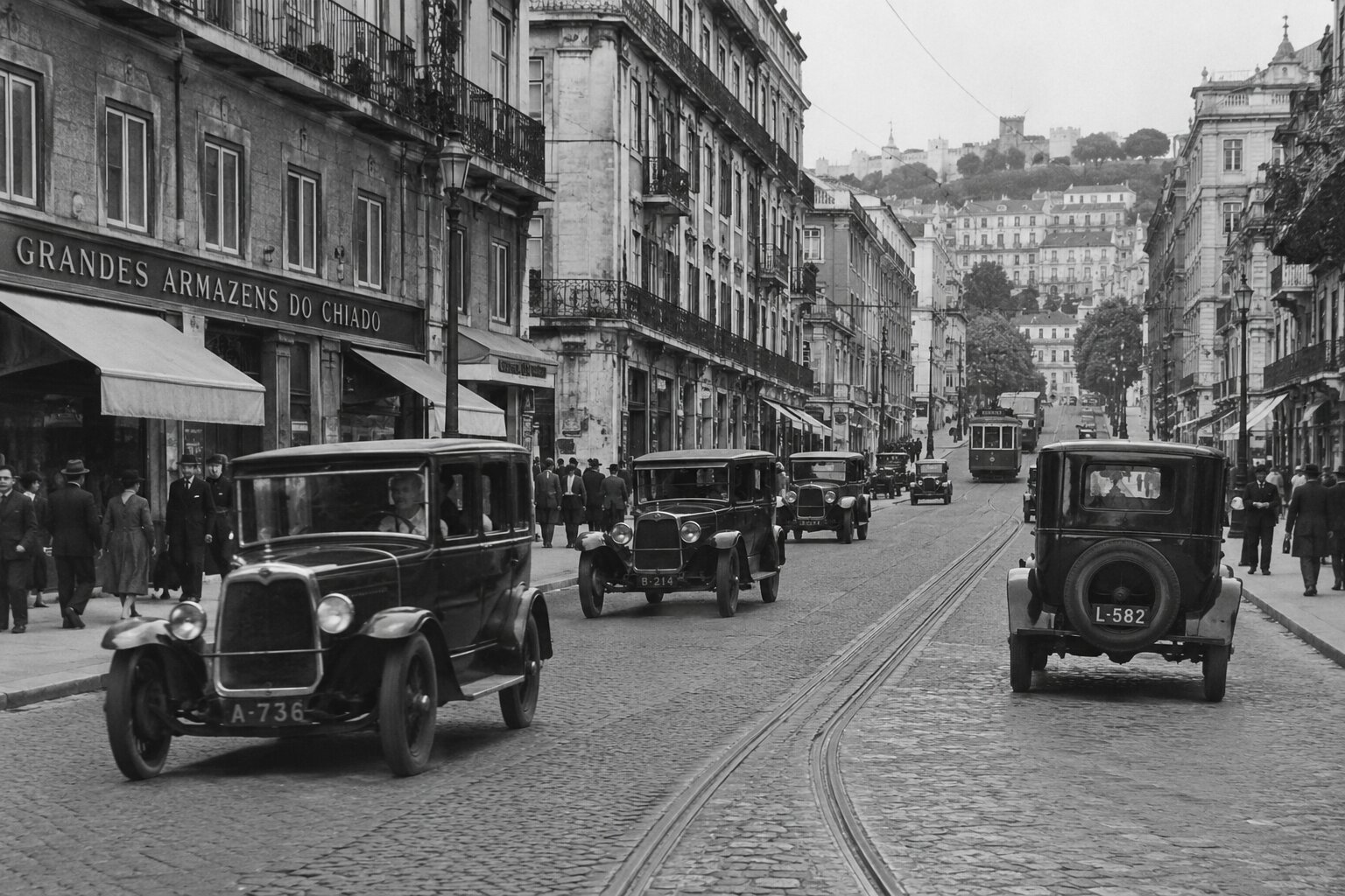 Portugal já conduziu pela esquerda: o dia de 1928 em que o país mudou de lado da estrada